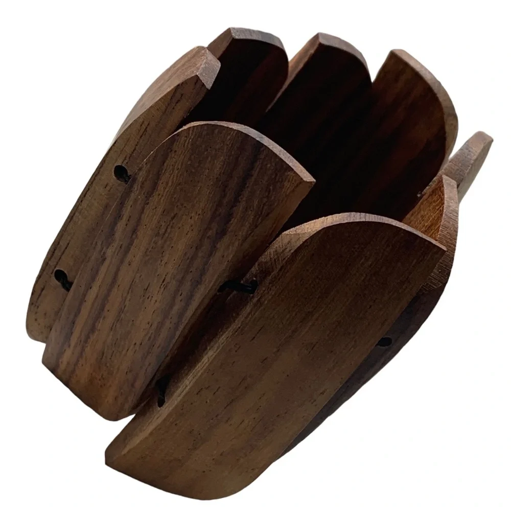 Expandable Wooden Bracelet Woman’s Natural Jewelry - Picture 6 of 7